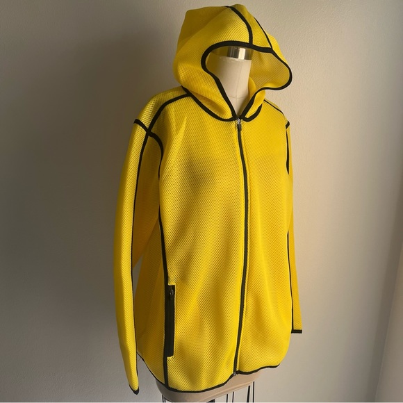 Zara Mesh Hoodie Jacket Size Large - Picture 4 of 15